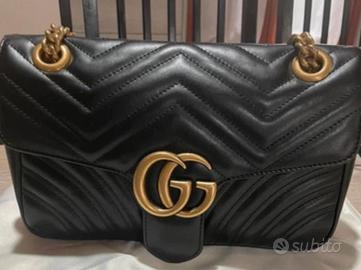 Borsa Gucci GG Marmont Nera