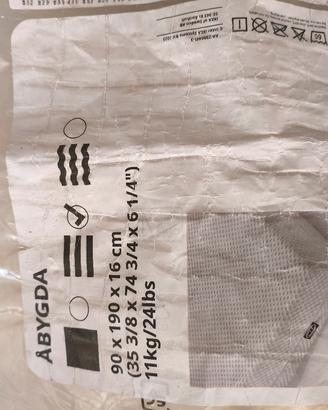 materasso Ikea Abygda lattice 90x200