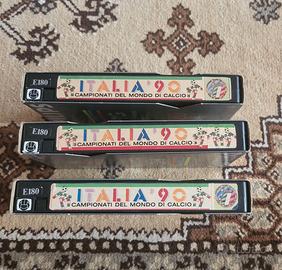 3 videocassette Italia 90