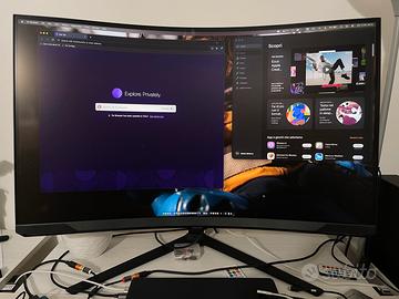 Monitor Samsung Odyssey G8 4k 240Hz 32 pollici