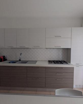 Cucina angolare 390x210 Forno incluso piano Franke