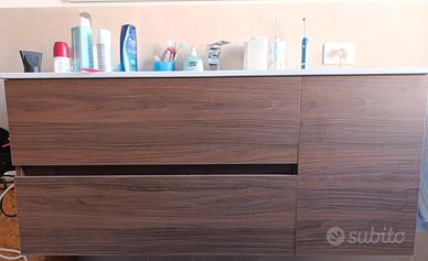 Mobile bagno sospeso cm120
