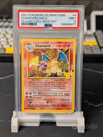 Pokémon Charizard Gran Festa Celebrations PSA 9 EN