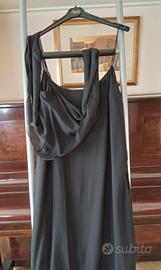 Abito da sera in seta di MaxMara.