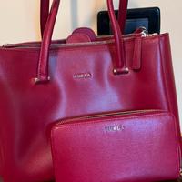 Borsa + portafoglio Furla