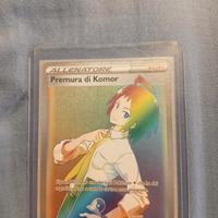 carta Pokemon Premura di Komor hyper 