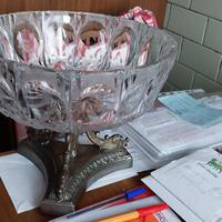 Alzatina in cristallo 