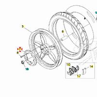 Disco freno anteriore Aprilia Scarabeo 50 AP821322