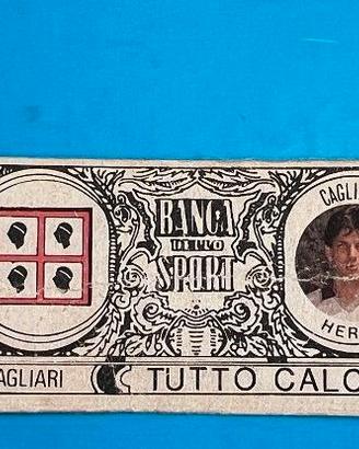 PEPE HERRERA Cagliari 1990 91 Card figurina BANCA