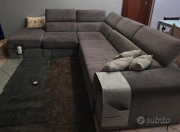 Divano letto angolare con penisola 