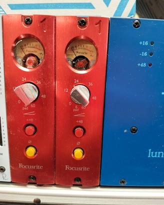 preamplificatore Focusrite 1 modulo 500 