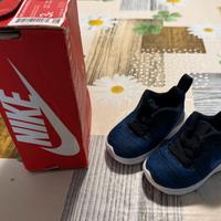 Scarpe nike air blu nuove scatola 18.5 neonati