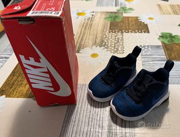 Scarpe nike air blu nuove scatola 18.5 neonati