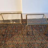 Tavolini in ottone e vetro – Eleganza senza tempo