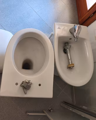 coppia sanitari Pozzi Ginori