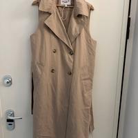 Trench smanicato donna beige Jennyfer