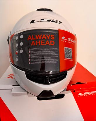 LS2, casco modulare, Strobe, bianco, S, NUOVO