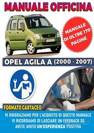 MANUALE OFFICINA OPEL AGILA A  (2000/2007)