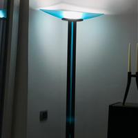 lampada da terra di Mazzega in vetro di Murano.