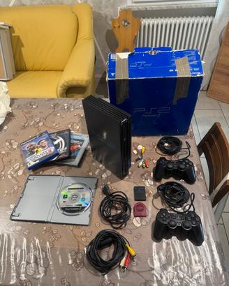 PlayStation 2 con giochi