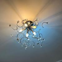 Lampadario Trilly con cristalli 