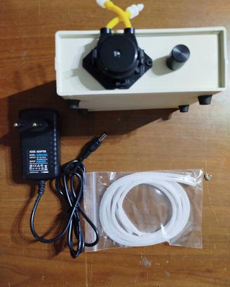 Pompa dosatrice peristaltica regolabile a 12V