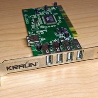 Scheda espansione PCI Hub USB Kraun
