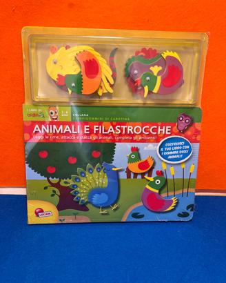 Libro gioco "Animali e Filastrocche" Lisciani
