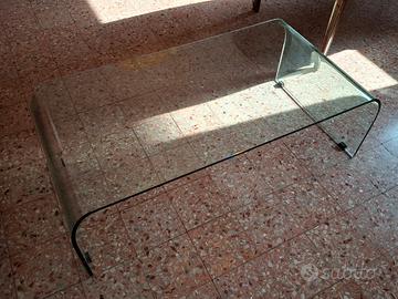 Tavolino cristallo vintage