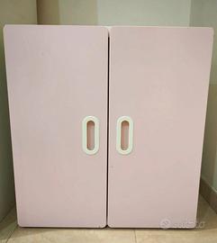 Mobiletto Mobile Cameretta Rosa Bambine Scarpiera