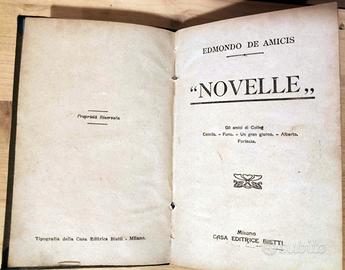 Novelle-De Amicis Edmondo-Editore:Bietti, Milano