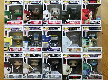 Funko Gi Joe, Transformers, Mortal Kombat, Movies