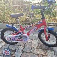 bici 14 pollici con rotelle