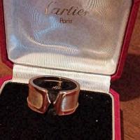 Anello Cartier doppia C vintage solo ritiro a mano