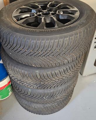 gomme 4 stagione + cerchi da 17 jeep compass