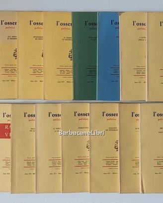 L'OSSERVATORE POLITICO LETTERARIO rivista mensile