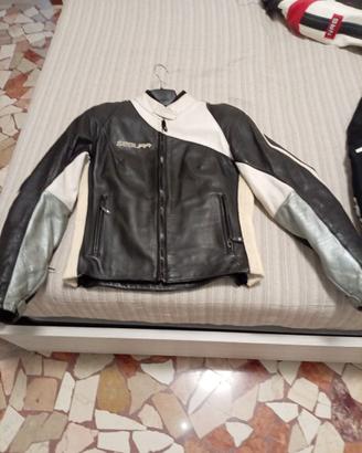 Giubbotto pelle Segura da moto , donna T 44