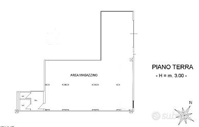 Magazzino di 220 mq + piazzale 200mq