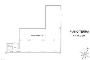 Magazzino di 220 mq + piazzale 200mq