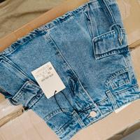 gonna jeans bimba cargo