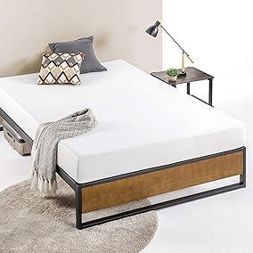 ZINUS Telaio da letto Suzanne 36cm metallo e legno