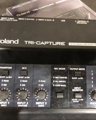 Scheda audio Roland Tri capture