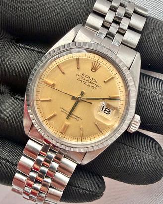 Rolex Datejust 1603 COEVO Dial Sfere Oro NO LUME