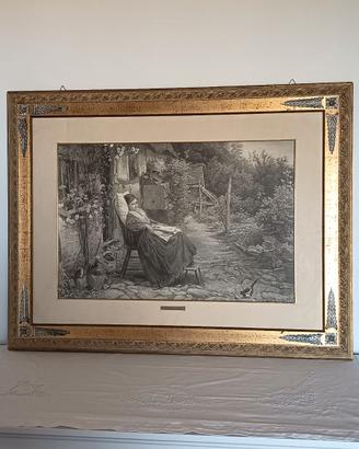 Quadro stile 800  "The Convalescent" .