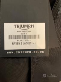 Giacca moto pelle Triumph