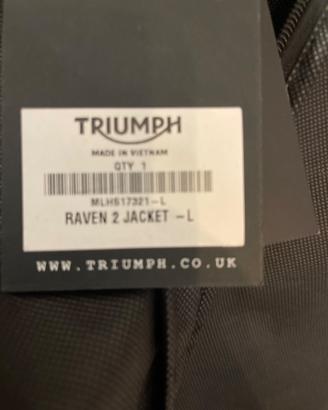 Giacca moto pelle Triumph