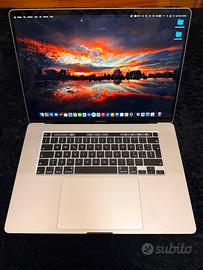 MacBook Pro 16" 2019 i7 | Batteria 88 cicli