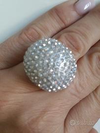 anello simil zircone misura 17/18