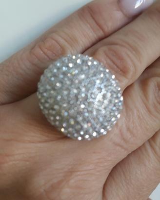 anello simil zircone misura 17/18