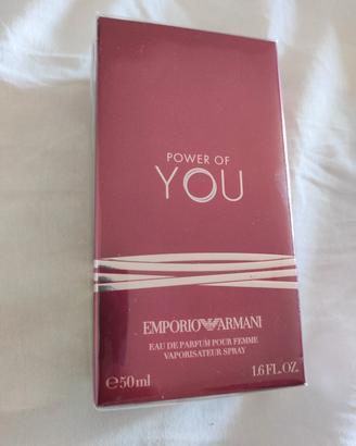 Profumo imballato, Armani Power of you, 50ml nuovo